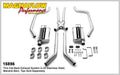 MagnaFlow Performance Exhaust 15896 Street Series Cat-Back System for GM F-Body and X-Body V8 Models, 2.5 Inch Diameter, Stainless Steel