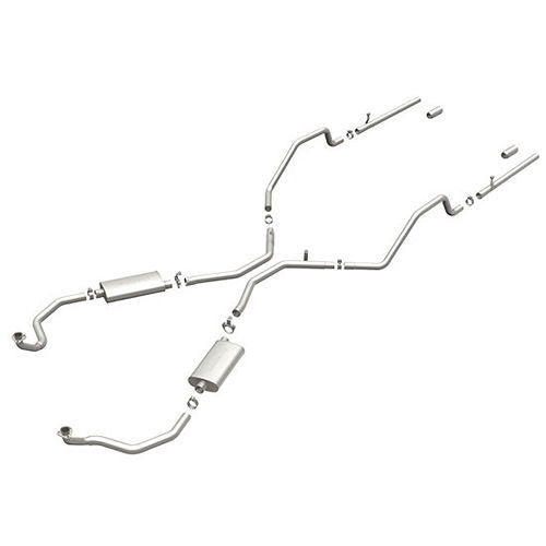 MagnaFlow Performance Exhaust 16724 Street Cat-Back System for 1961-1964 GM B-Body with 2.5 Inch Diameter and Polished Tips