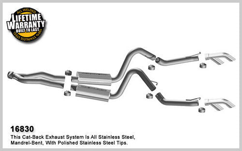 MagnaFlow Performance Exhaust 16830 Cat Back System for 1975-1981 Pontiac Firebird