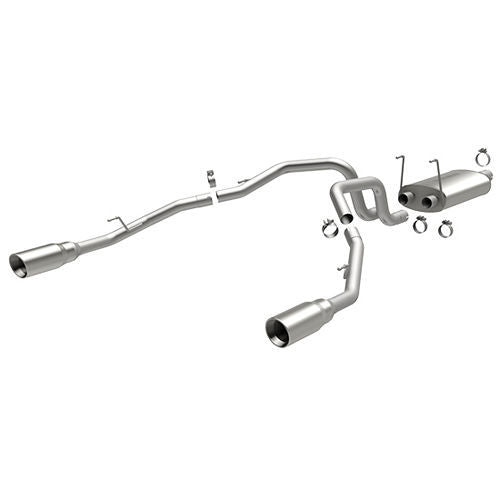 MagnaFlow Performance Exhaust 16869 Street Series Cat-Back System for Dodge Ram 5.7L Hemi, 3-Inch Diameter, 5-Inch Tips, Stainless Steel