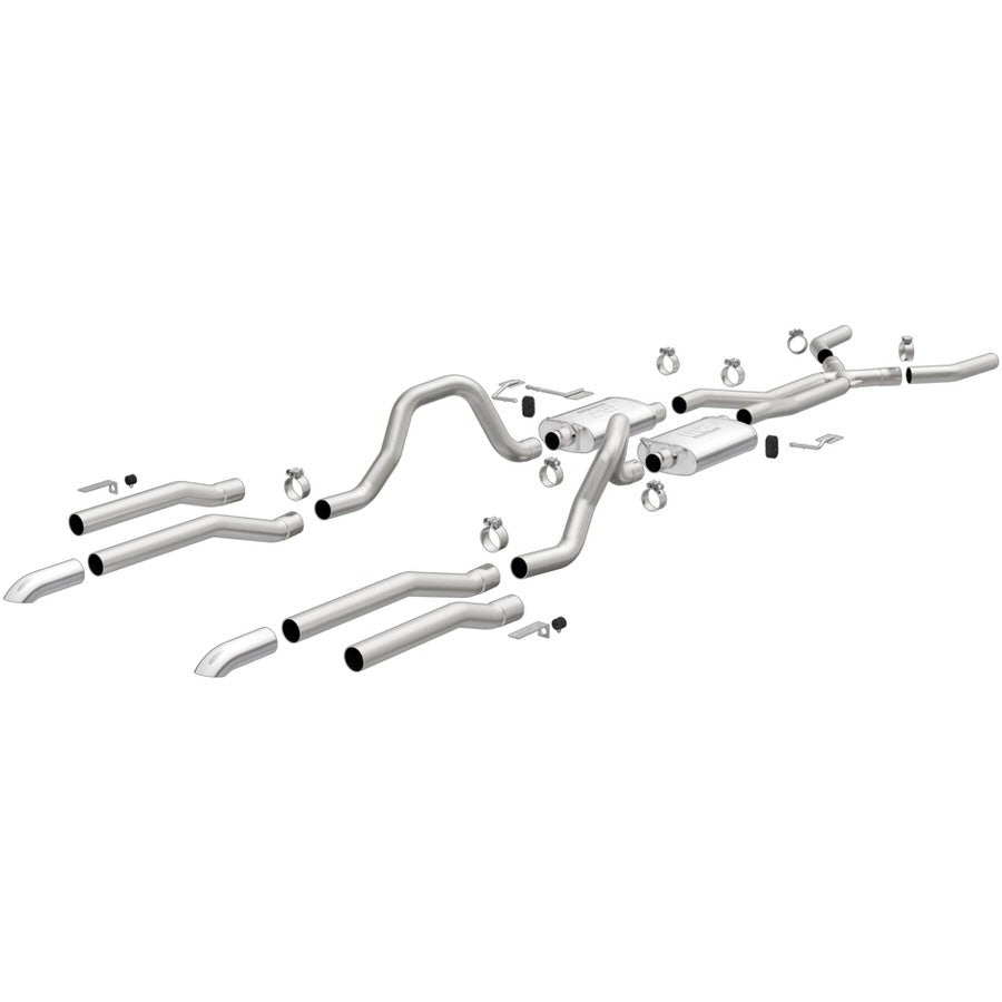 MagnaFlow Performance Exhaust 19303 Street Series Header-Back System for 1963-1979 Dodge B-Body with 2.5 Inch Diameter and Stainless Steel Construction
