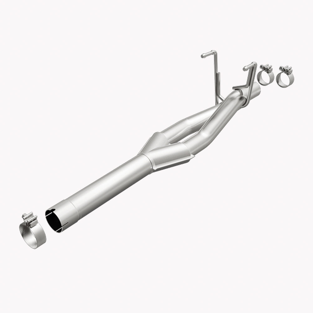 MagnaFlow Performance Exhaust Y-Pipe 19440 for Ram Pickup Trucks with 2.25 Inch Inlets and 3 Inch Outlet, Stainless Steel, Natural Finish