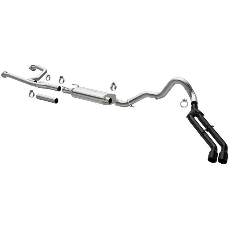 MagnaFlow Performance Exhaust Kit 19603 Street Series Dual Rear Exit with 3-inch Diameter and Black Dual Tips for Toyota Fullsize Trucks 2022-2024