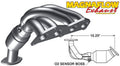 MagnaFlow Performance Exhaust Manifold Kit for Toyota 2.4L Engines (2002-2009)