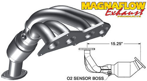 MagnaFlow Performance Exhaust Manifold Kit for Toyota 2.4L Engines (2002-2009)
