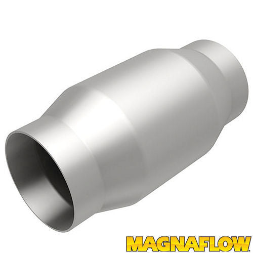 MagnaFlow Performance Exhaust 59959 Universal Catalytic Converter with 3 Inch Inlet and Outlet, 4 Inch Diameter, Stainless Steel