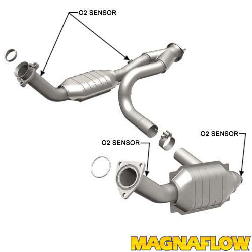 MagnaFlow Performance Exhaust 93419 Catalytic Converter for Small Block Chevy 5.3L with Stainless Steel Construction