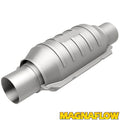 MagnaFlow Performance Exhaust 99205HM Universal Catalytic Converter with 2.25 Inch Inlet and Outlet, Round, 4.375 Inch by 9 Inch Case, 13 Inch Length, Stainless Steel, Natural Finish