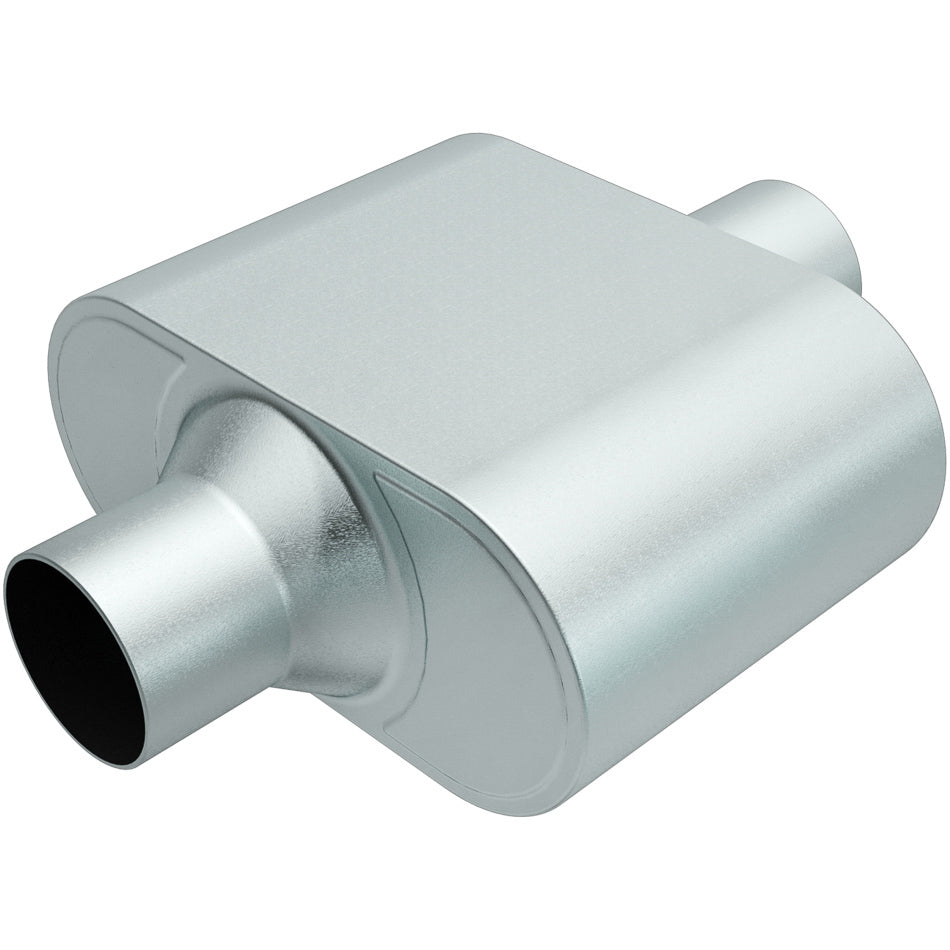 MagnaFlow Performance Exhaust R27428 Rumble Aluminized Muffler with 3-Inch Center Inlet and Outlet, 13-Inch Length