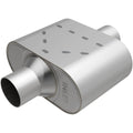 MagnaFlow Performance Exhaust R37428 Rumble Stainless Muffler with 3 Inch Center Inlet and Outlet