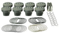 MAHLE PISTONS SBC FT PowerPak Piston Set 4.030 Inch Bore with Flat Top Design