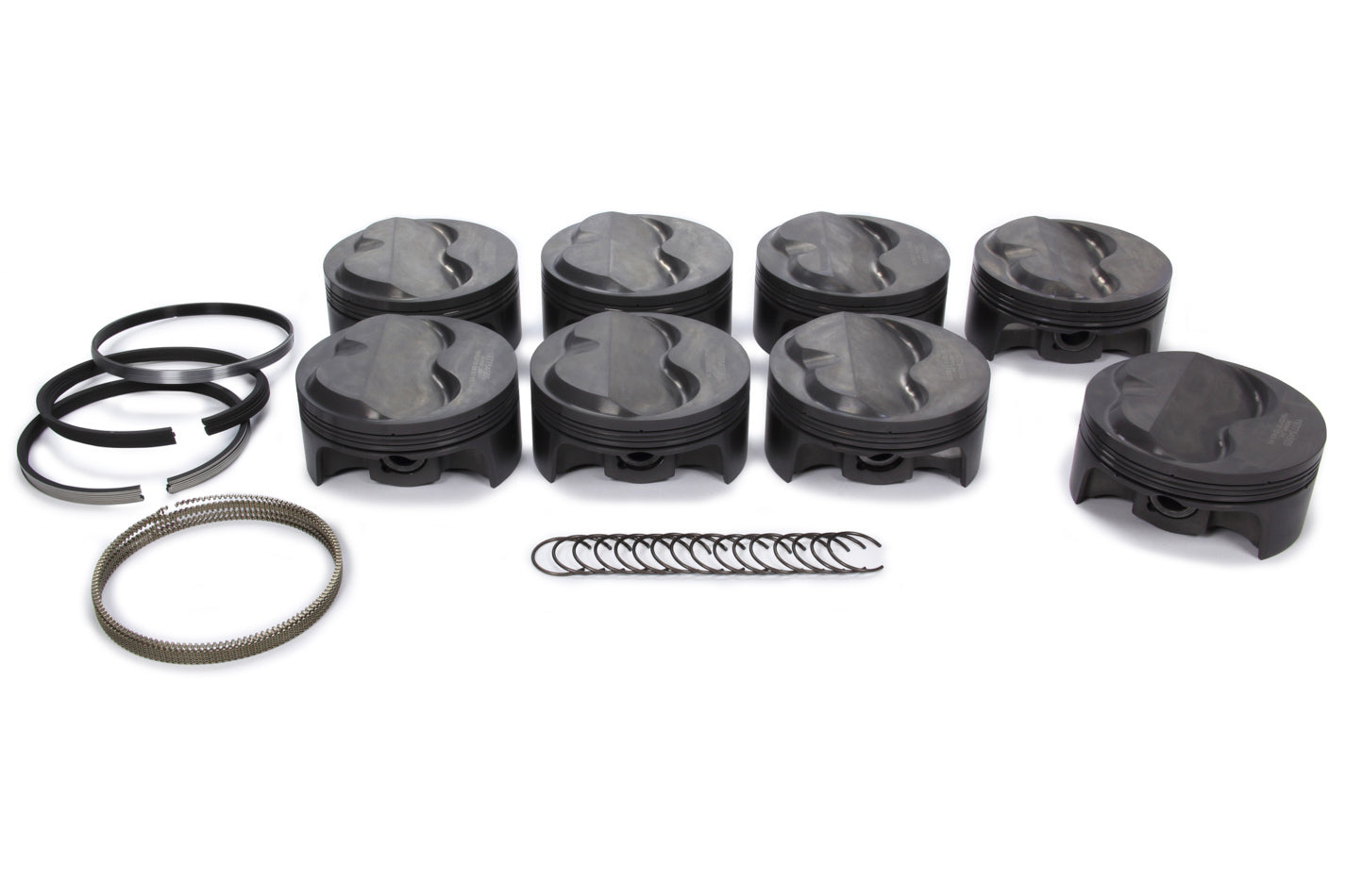 MAHLE Pistons SBC Power-Pak Domed Piston Set 4.135 Inch Bore
