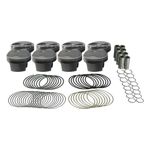 MAHLE PISTONS SBC Dome PowerPak Piston Set 4.135 Inch Bore with 9 cc Combustion Chamber