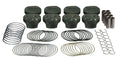 MAHLE Pistons LS FT PowerPak Piston Set 4.125 Inch Bore with Flat Top Design