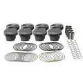 MAHLE Pistons SBC PowerPak Piston Set with 4.135 Inch Bore and Dome Design