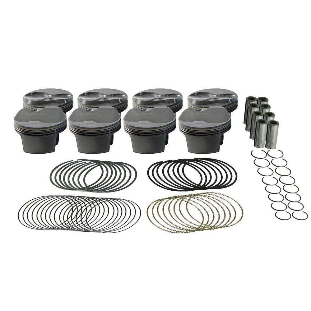 MAHLE Pistons SBC PowerPak Piston Set with 4.135 Inch Bore and Dome Design