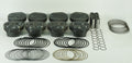 MAHLE PISTONS SBC PowerPak Piston Set Dome 4.185 Inch Bore, 1.000 Inch Compression Height, Forged Construction