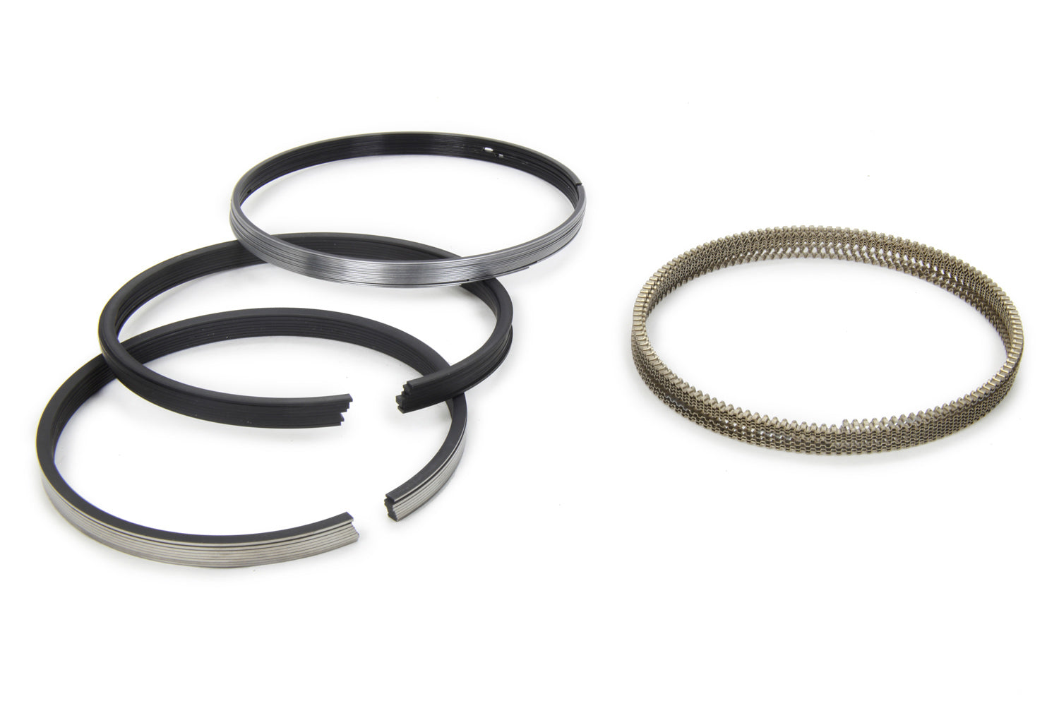 MAHLE PISTONS 4040MS-112 Performance Series Piston Ring Set for 4.040 Inch Bore with Steel Material and Thermal HV385 Coating
