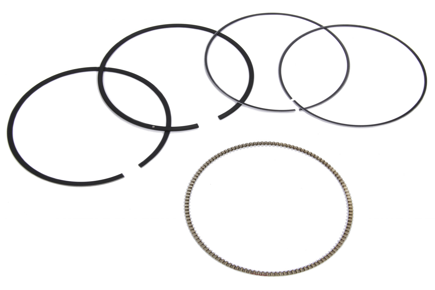 MAHLE PISTONS 4045MS-112-1 Performance Series Piston Rings for 4.045-inch Bore, Steel, File Fit, Standard Tension, HV385 Thermal, 1-Cylinder