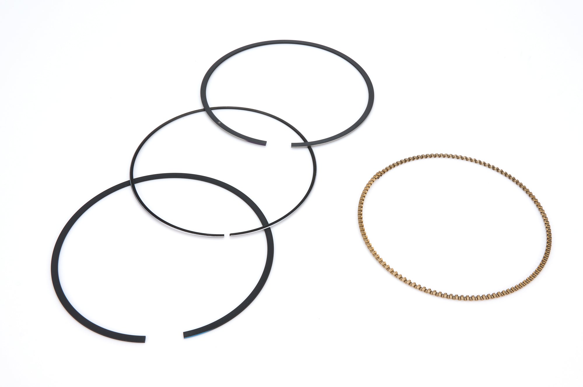 MAHLE PISTONS 4065MS-112-1 Performance Series Piston Rings for 4.065-inch Bore, File Fit, Steel, HV385 Thermal, 8-Cylinder Set