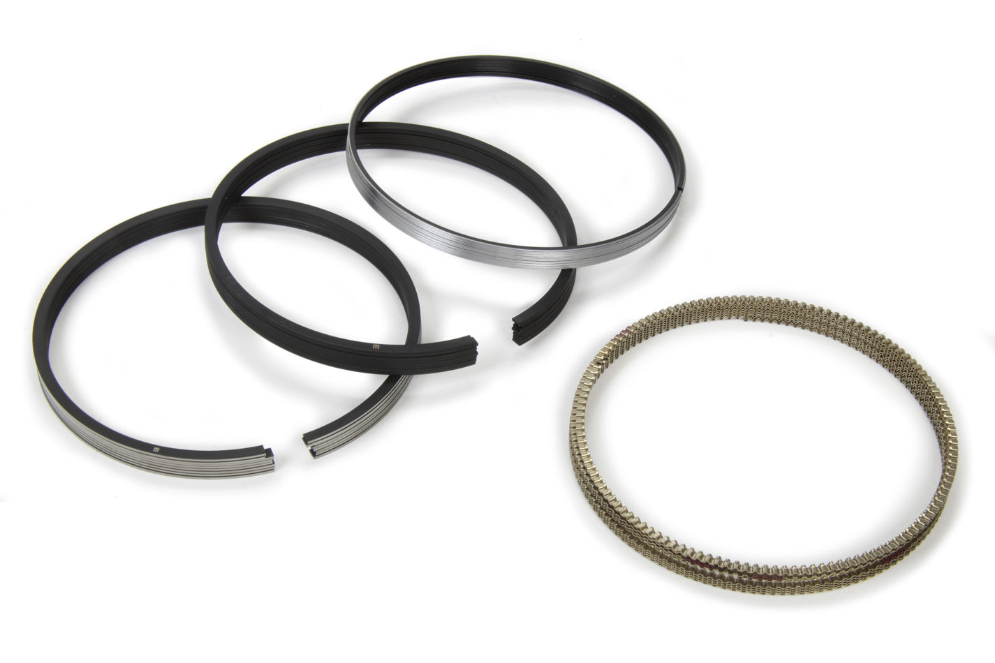 MAHLE PISTONS 4170MS-112 Performance Series Piston Ring Set for 4.170-Inch Bore, File Fit, Steel, 8-Cylinder
