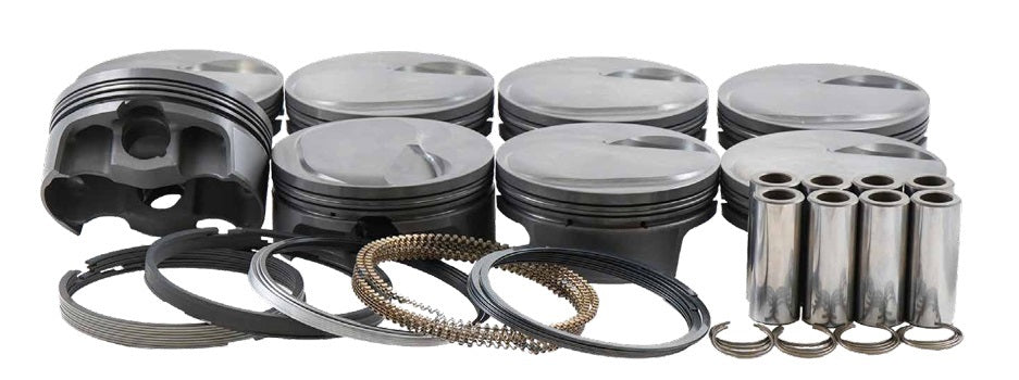 MAHLE Pistons BBC Dome PowerPak Piston Set 4.500 Inch Bore with 1.270 Inch Compression Height and 13.00 cc Dish Volume