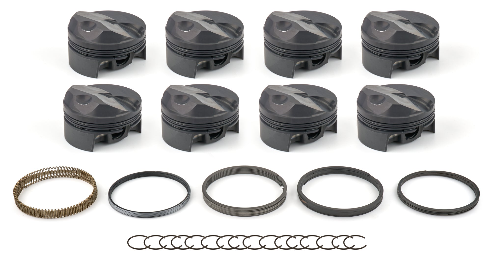 MAHLE PISTONS BBC Dome PowerPak Piston Set for Big Block Chevy 4.310 Inch Bore +48cc