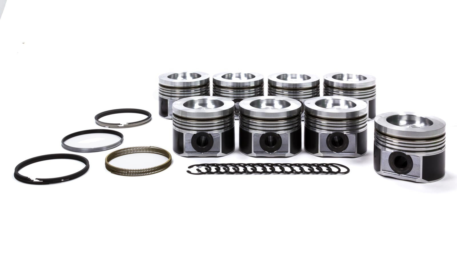 MAHLE PISTONS 930036095 Duramax PowerPak Piston Set with 4.095 Inch Bore and Flat Top Design