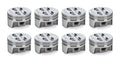 MAHLE PISTONS SBC PowerPak Flat Top Forged Piston Set for Small Block Chevy 4.011 Inch Bore