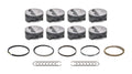 MAHLE Pistons SBC FT PowerPak Piston Set with 4.125 Inch Bore and Flat Top Design