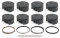 MAHLE Pistons SBC FT PowerPak Piston Set with 4.035 Inch Bore and Forged Flat Top Design
