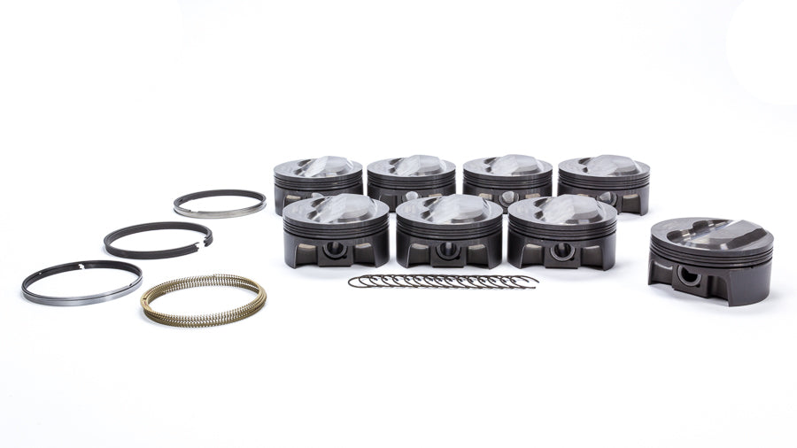 MAHLE PISTONS 930208130 SBC PowerPak Domed Piston Set for Small Block Chevy 4.030 Inch Bore