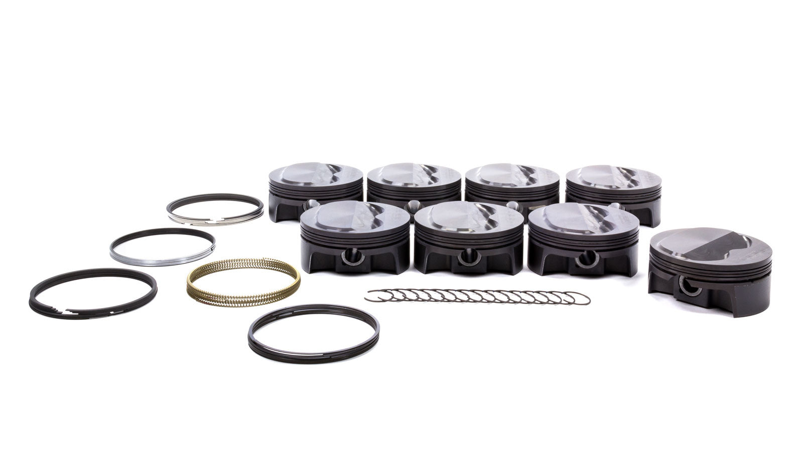 MAHLE PISTONS SBC PowerPak Forged Domed Piston Set 4.165 Inch Bore