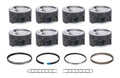 MAHLE PISTONS SBC Dish PowerPak Piston Set 4.155 Inch Bore with Forged Dome Design