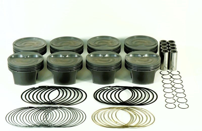 MAHLE Pistons 930210840 PowerPak Dished Piston Set for Small Block Chevrolet 4.040 Inch Bore