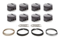 MAHLE PISTONS 930217800 GM LS Series PowerPak Forged Flat Top Piston Set, 3.800 Inch Bore