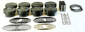 MAHLE Pistons 930225475 LS 6.2L PowerPak Dished Forged Piston Set for GM LS-Series Engines, 4.075 Inch Bore