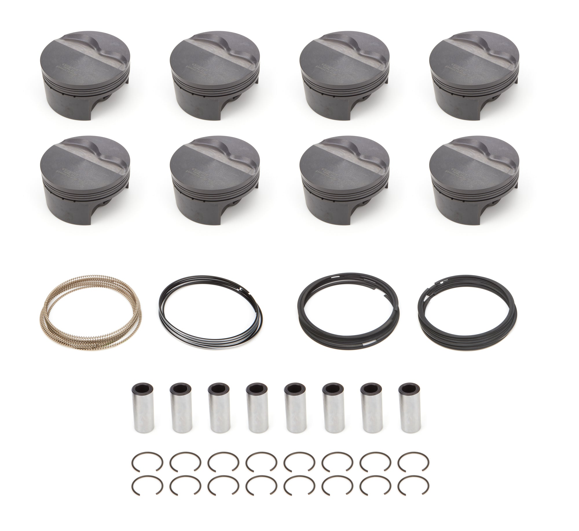 MAHLE PISTONS 930227775 LS3 PowerPak Forged Flat Top Piston with 4.075 Inch Bore