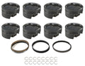 MAHLE Pistons BBF PowerPak Piston Set 4.390 Inch Bore with Forged Dish Design for Big Block Ford Engines