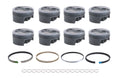 MAHLE PISTONS 930248555 SBF PowerPak Piston Set with Dished Forged Design for Big Block Ford, 4.155 Inch Bore