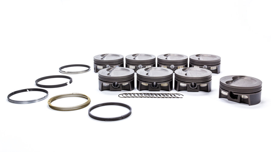 MAHLE PISTONS SBF PowerPak Dished Piston Set with 4.030 Inch Bore and Forged Construction