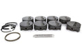 MAHLE PISTONS 930275085 PowerPak Flat Top Forged Piston Set for Pontiac 4.185 Inch Bore
