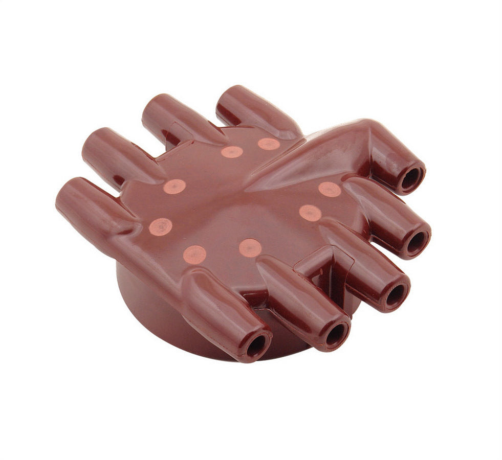 Mallory 221B Marine Distributor Cap with Brass Terminal Sockets and Clamp Down Design
