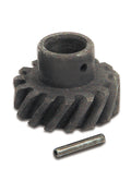 Mallory 29420 Distributor Gear for Small Block Ford Engines, Steel, Black Oxide Finish, 0.531 Inch Shaft Diameter, Left-Hand Rotation