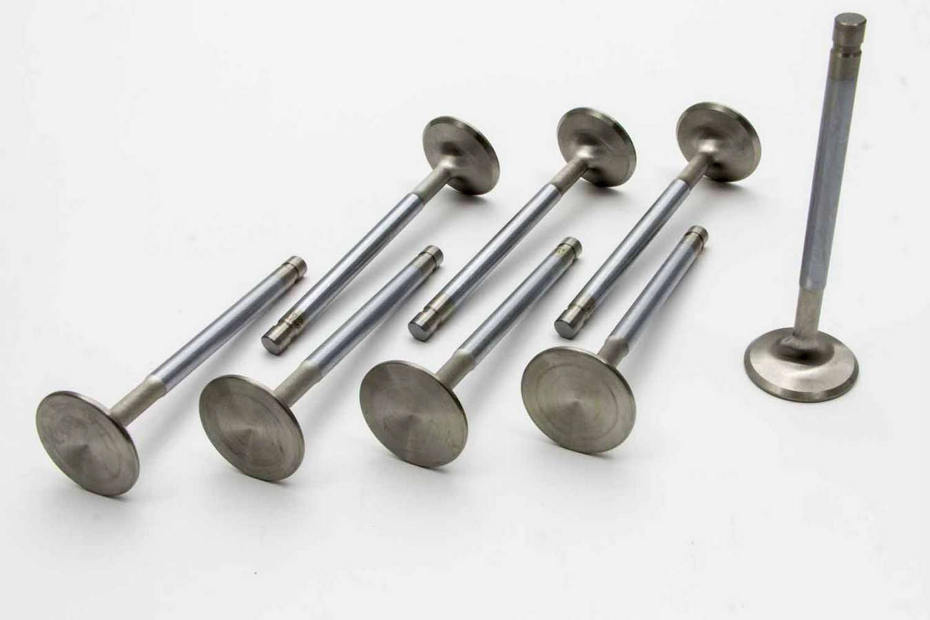 MANLEY SBC R/F 2.020 Inch Intake Valves - Stainless Steel Set of 8 for Small Block Chevy and Ford Engines