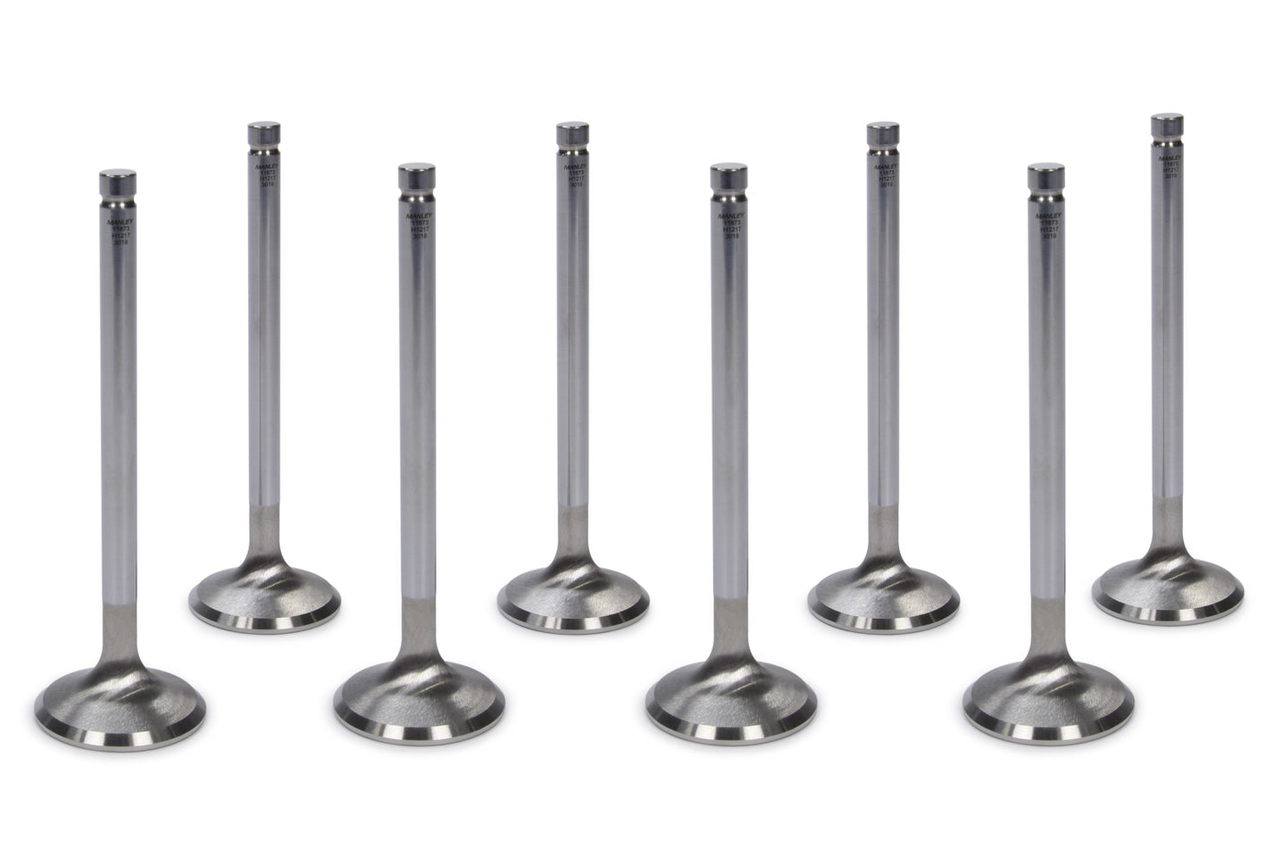 Manley LS1 Series Exhaust Valves 1.550 Inch Head Diameter Stainless Steel Set of 8