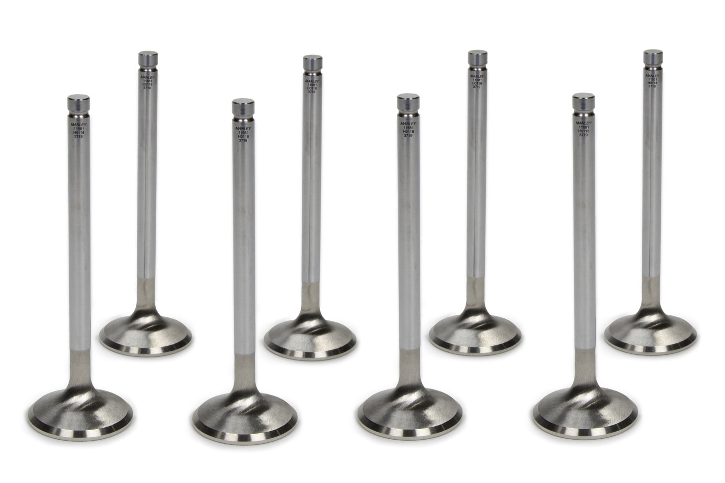 Manley LS1 Exhaust Valve Set 11681-8 for GM LS-Series Engines, 1.575 Inch Head Diameter, Stainless Steel