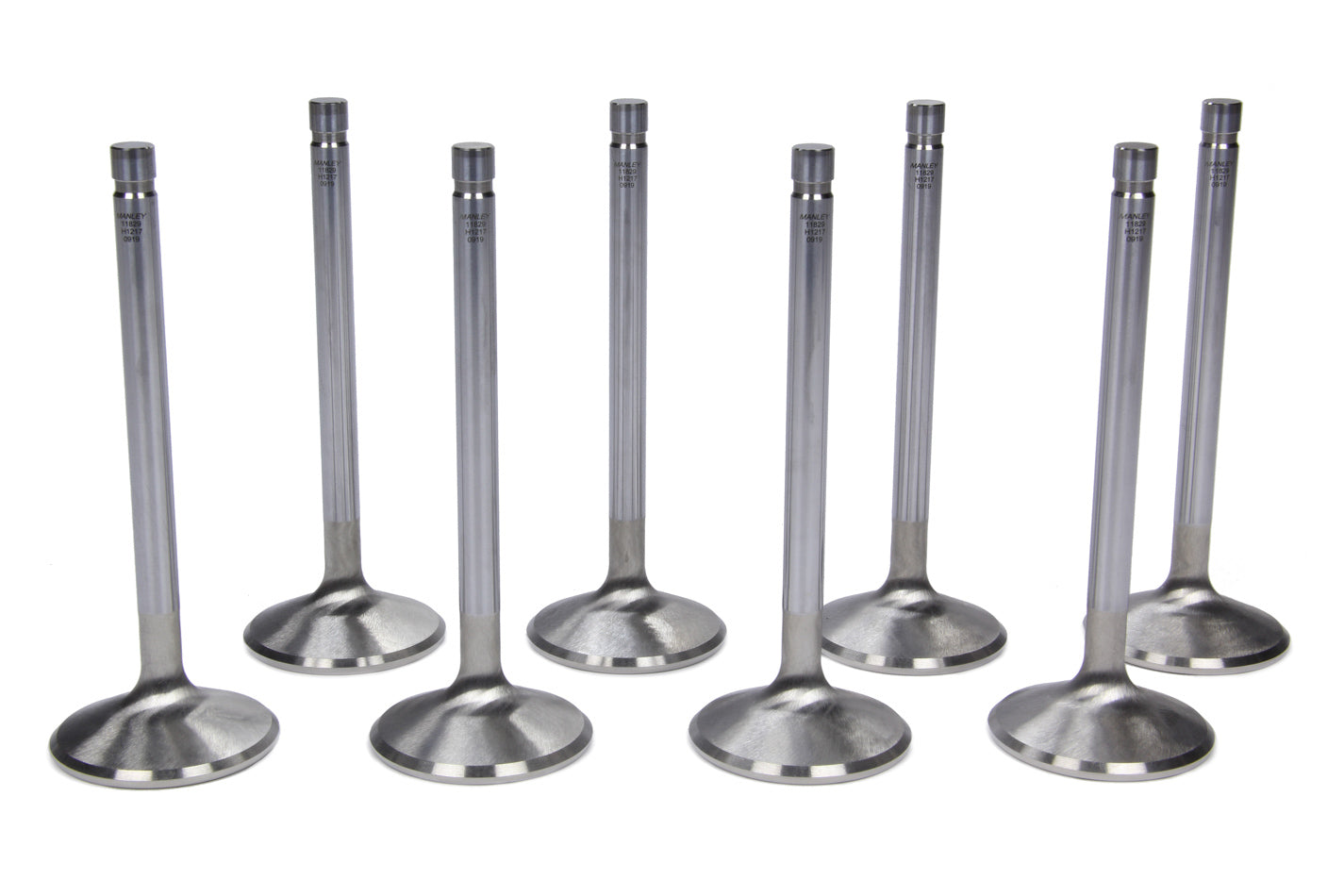 MANLEY BBF RM Exhaust Valves 1.880 Inch Head Diameter, 0.3415 Inch Stem Diameter, 5.070 Inch Length for Big Block Ford - Set of 8