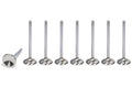 MANLEY 12331B-8 Race Series Exhaust Valves for Mopar 6.4L Hemi, 1.654 Inch Head Diameter, 0.312 Inch Valve Stem Diameter, 5.100 Inch Length, Stainless Steel, Set of 8