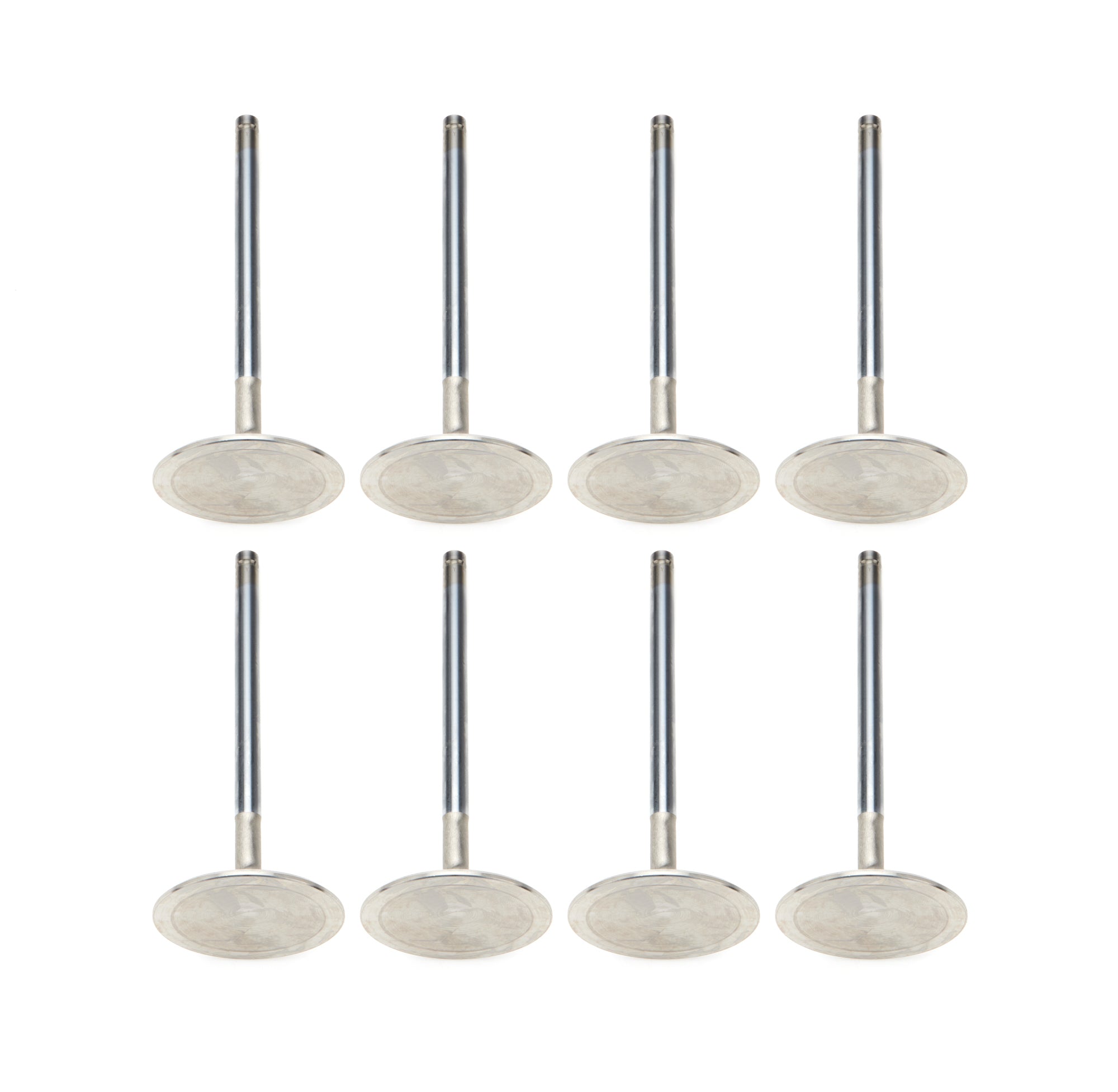 MANLEY 12348-8 Race Flo Intake Valves for GM GenV LT-Series Engines, 2.120 Inch Head Diameter, 5/16 Inch Valve Stem, 5.253 Inch Length, Stainless Steel, Set of 8